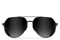 Tangle Free Aviator Hex - Black Fade Polarized
