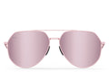 Tangle Free Aviator Hex - Rose Polarized